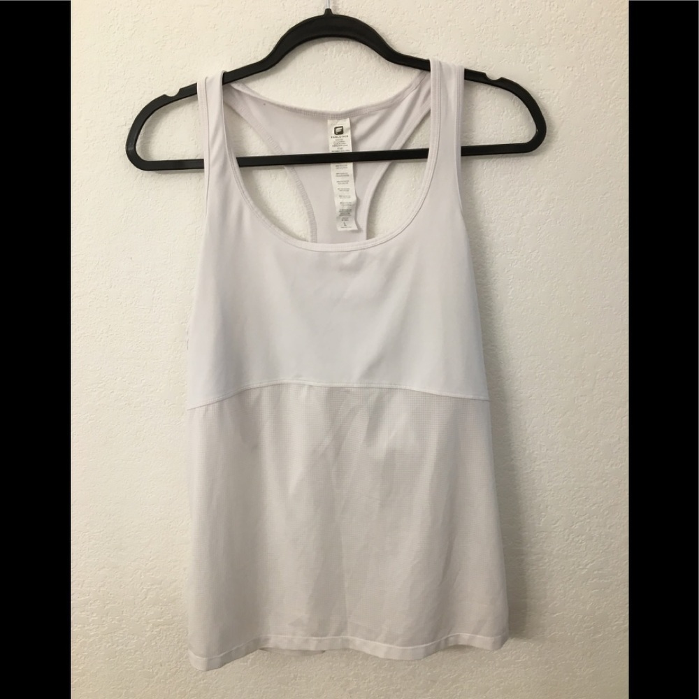 Fabletics white tank top size large - Picture 1 of 7
